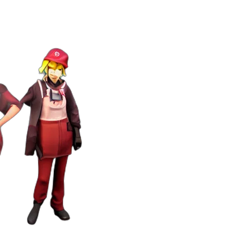 staff, hat, 3d render, concept art transparent PNG cut-out