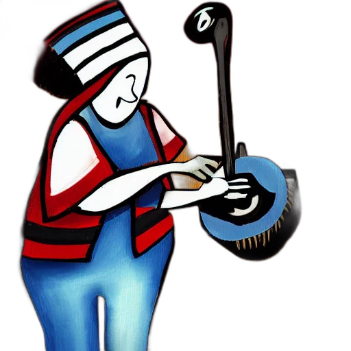 staff, robot, mask, weapon transparent PNG cut-out