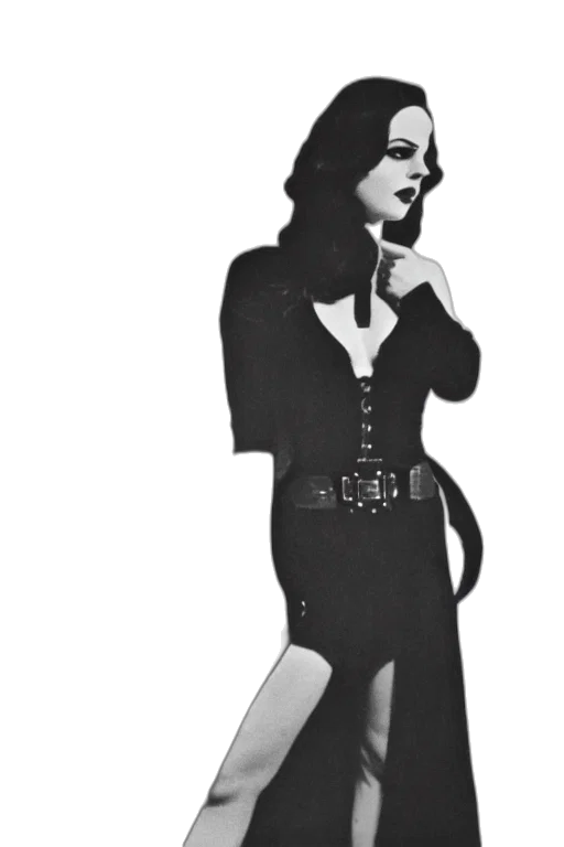 dress, jacket, comic book art, concept art transparent PNG cut-out