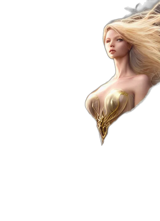 dress, jewelry, face, hair transparent PNG cut-out