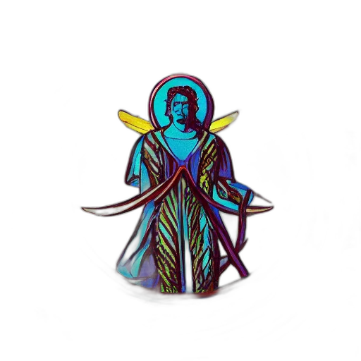 staff, jewelry, sword, 3d render transparent PNG cut-out