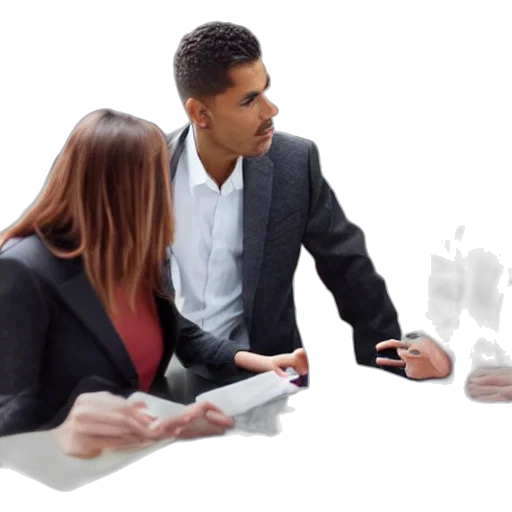staff, people, business, meeting transparent PNG cut-out