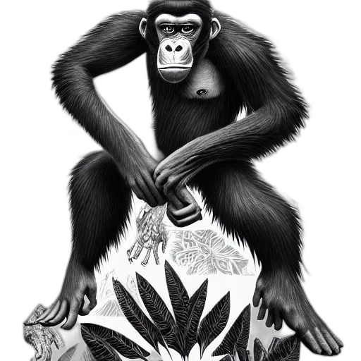 animal, concept art, cartoon, photorealistic transparent PNG cut-out