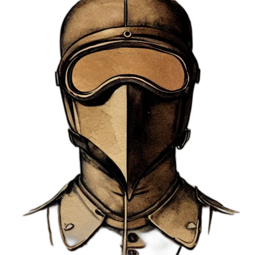 mask, face, staff, sword transparent PNG cut-out