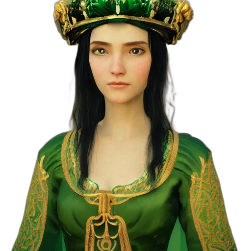 crown, jewelry, face, staff transparent PNG cut-out