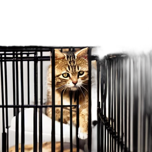 animal, creature, cats, cage transparent PNG cut-out