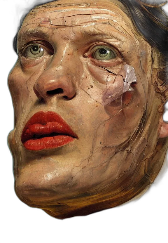 face, mask, creature, crown transparent PNG cut-out