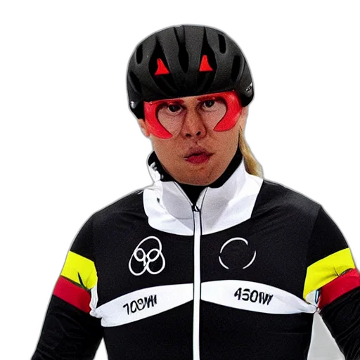 jacket, 3d render, frowning, olympic transparent PNG cut-out