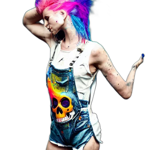 dress, hair, jacket, creature transparent PNG cut-out