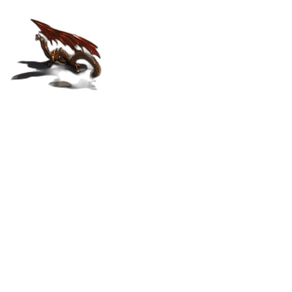 dragon, creature, animal, weapon transparent PNG cut-out