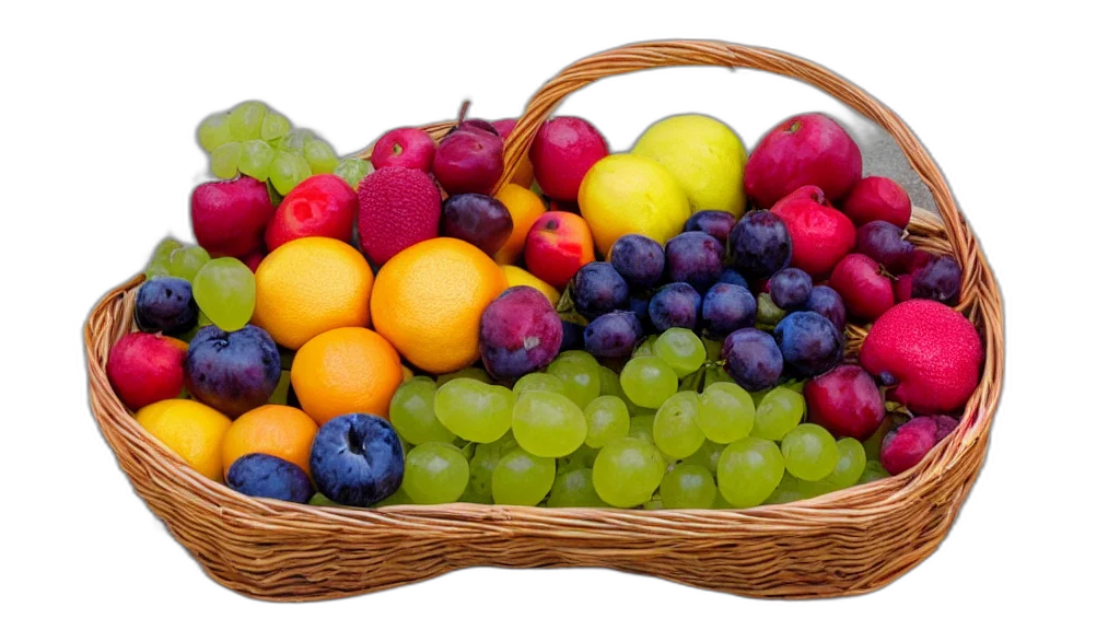 food, photorealistic, colorful, neon transparent PNG cut-out