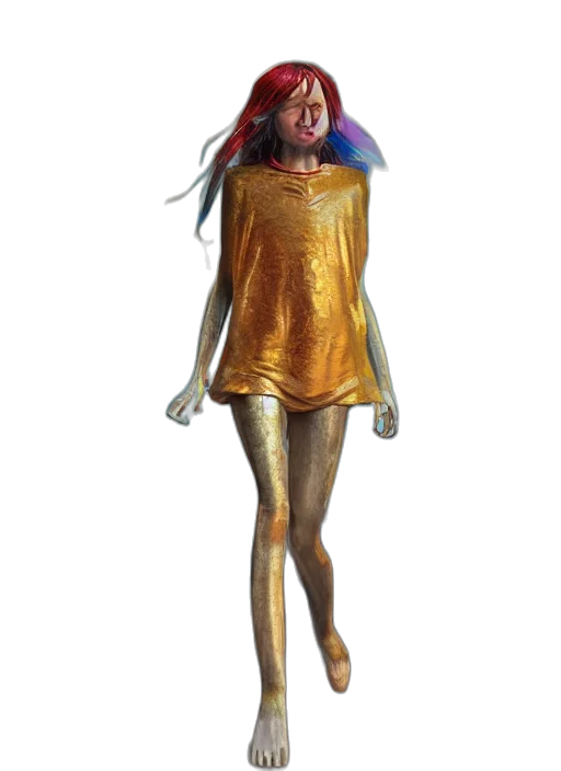 dress, creature, jewelry, mask transparent PNG cut-out