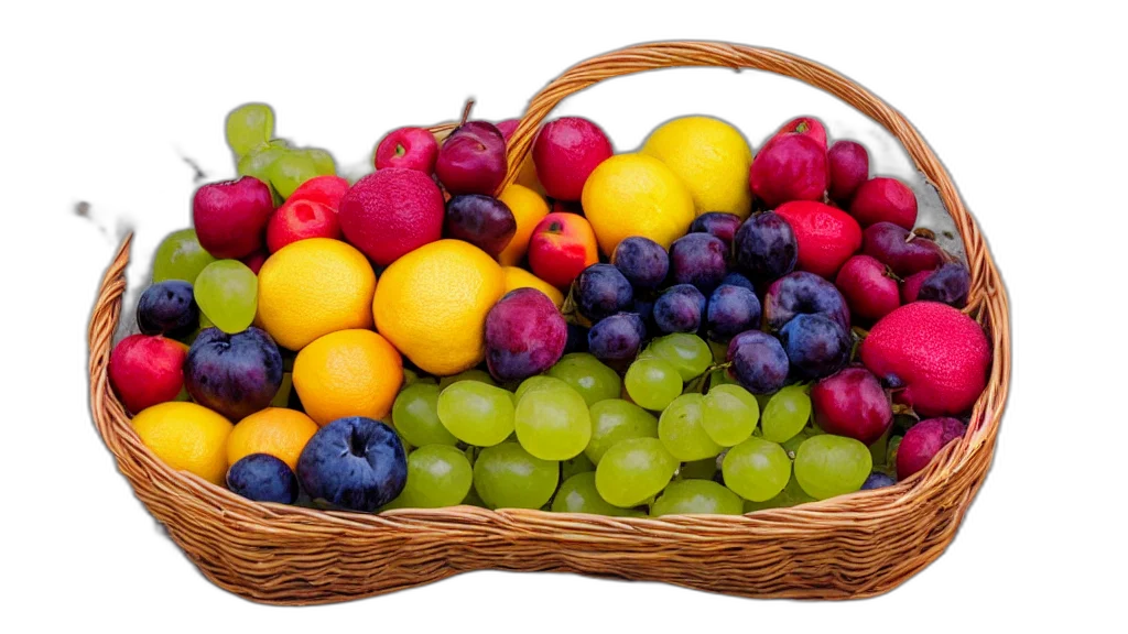 food, photorealistic, colorful, neon transparent PNG cut-out