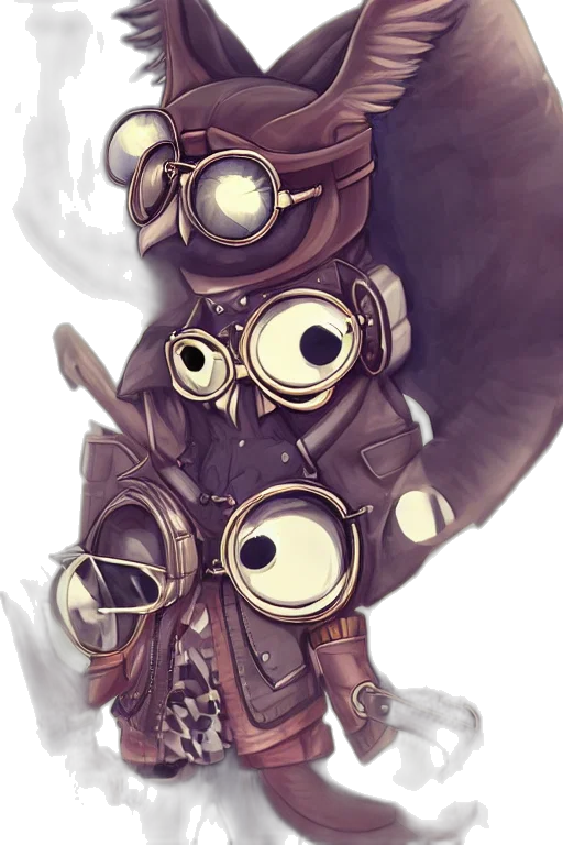robot, mask, staff, creature transparent PNG cut-out