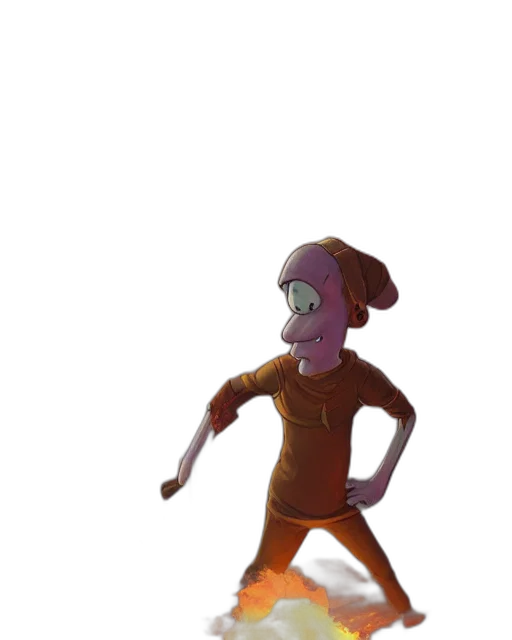 staff, creature, mask, robot transparent PNG cut-out