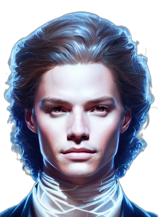 face, hair, crown, robot transparent PNG cut-out