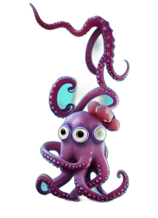 creature, animal, staff, crown transparent PNG cut-out