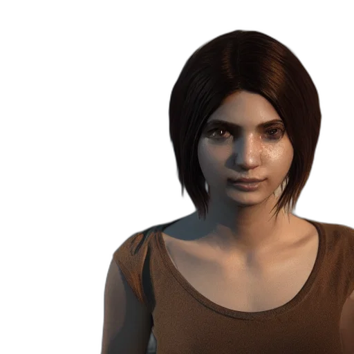 face, staff, 3d render, concept art transparent PNG cut-out