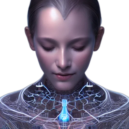 robot, face, jewelry, crown transparent PNG cut-out