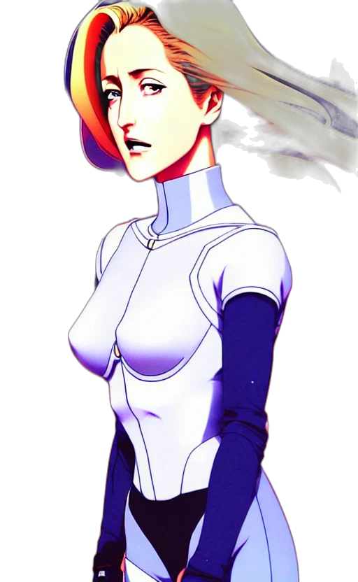 robot, staff, concept art, anime transparent PNG cut-out