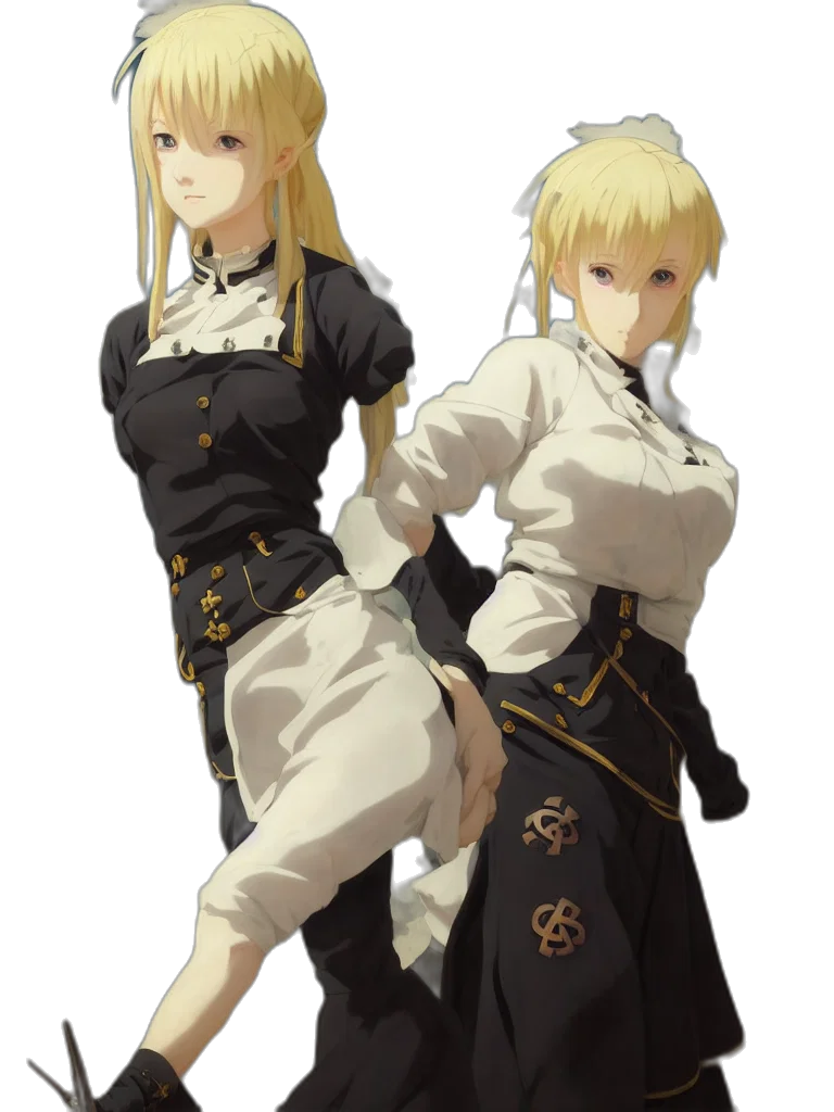 staff, dress, sword, concept art transparent PNG cut-out