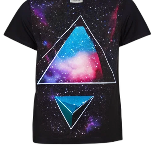 vaporwave, outer space, photo, shirt transparent PNG cut-out