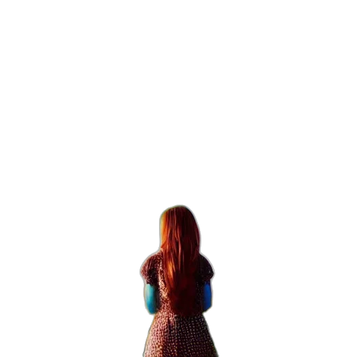 dress, hair, bottle, robot transparent PNG cut-out