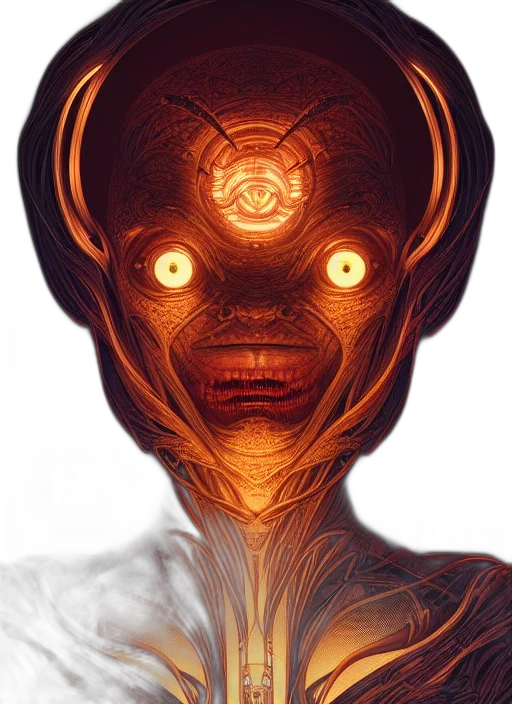 mask, face, robot, creature transparent PNG cut-out