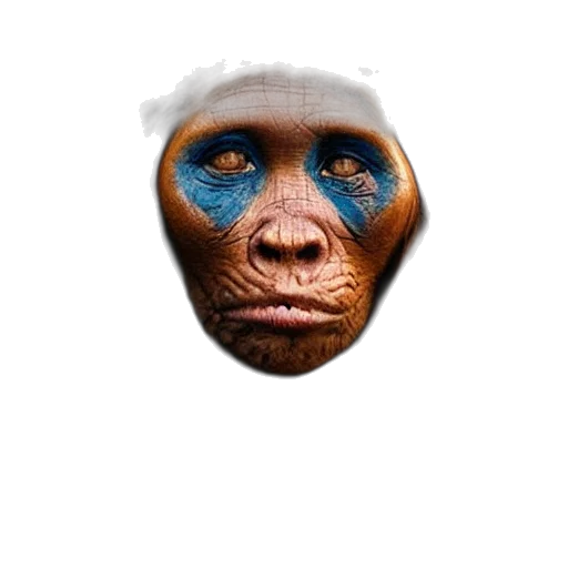 face, mask, animal, creature transparent PNG cut-out