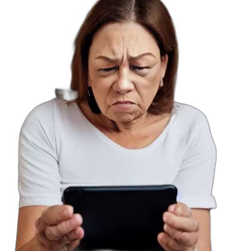 face, photo, mom, mad transparent PNG cut-out