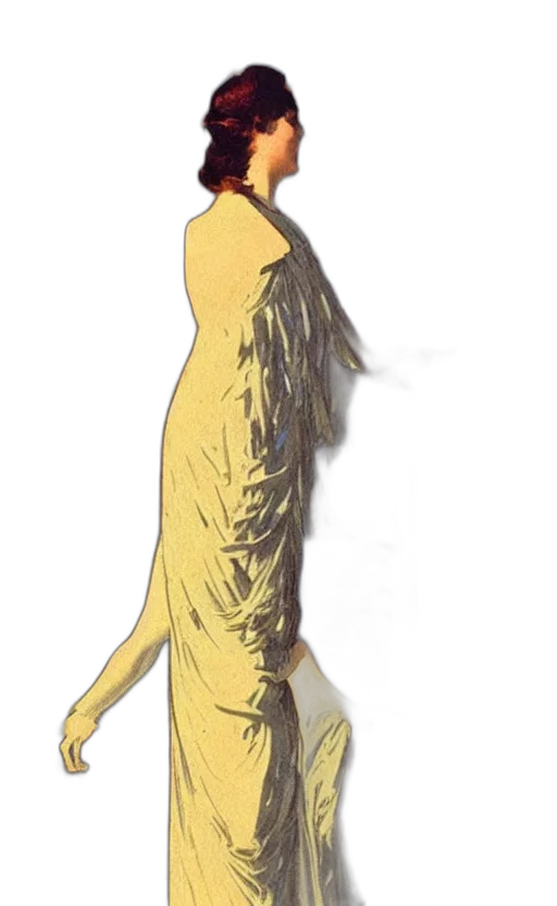 dress, staff, jacket, mask transparent PNG cut-out