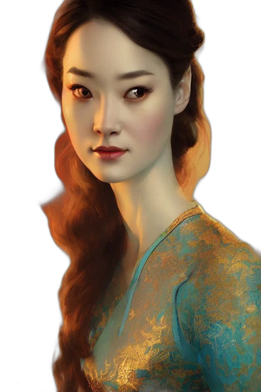 face, dress, crown, dragon transparent PNG cut-out