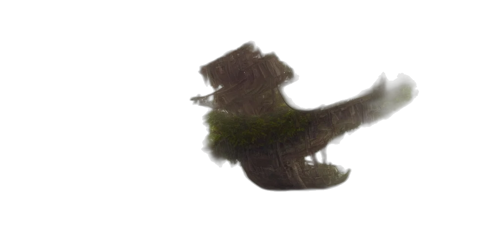 dragon, creature, hair, mask transparent PNG cut-out