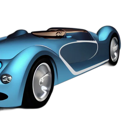 car, 3d render, concept art, photorealistic transparent PNG cut-out