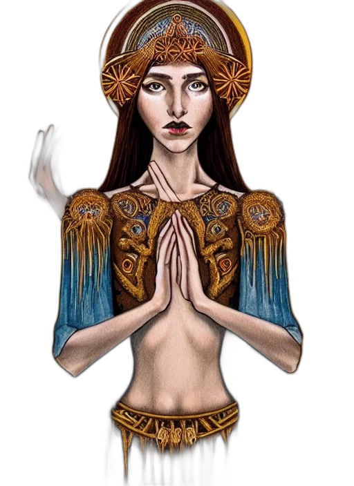 jewelry, staff, fantasy art, concept art transparent PNG cut-out