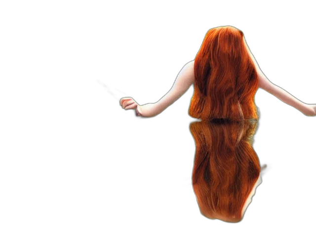 hair, dress, creature, animal transparent PNG cut-out