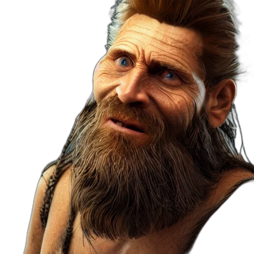 face, creature, animal, hair transparent PNG cut-out