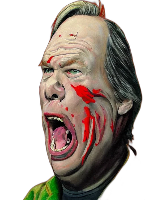 face, mask, creature, photorealistic transparent PNG cut-out