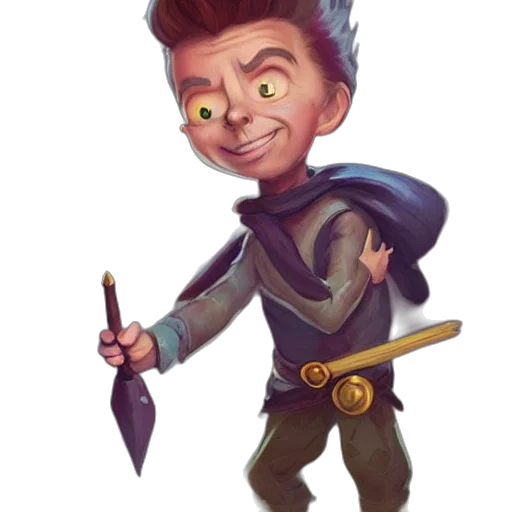 staff, concept art, fantasy art, comic book art transparent PNG cut-out