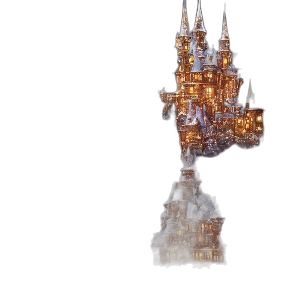 crown, building, bottle, robot transparent PNG cut-out