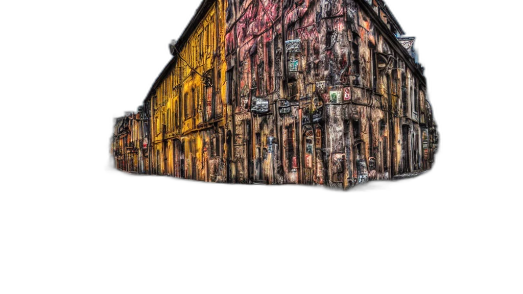building, furniture, umbrella, shoes transparent PNG cut-out