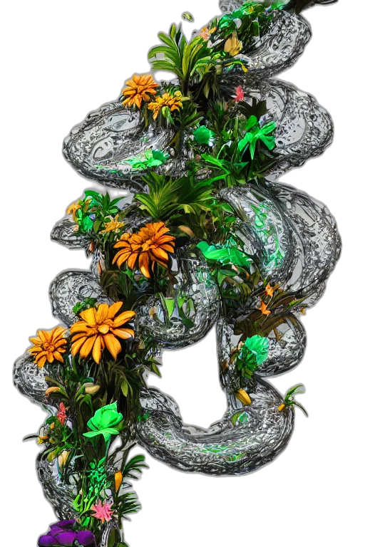 crown, jewelry, flower, dragon transparent PNG cut-out