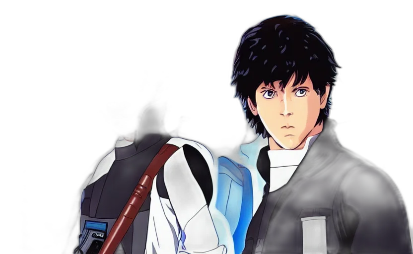 jacket, anime, concept art, comic book art transparent PNG cut-out