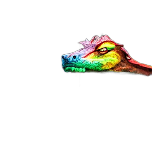 dragon, animal, creature, mask transparent PNG cut-out
