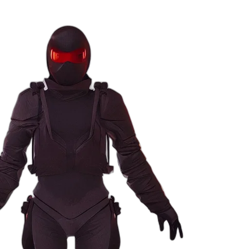robot, concept art, cyberpunk, 3d render transparent PNG cut-out