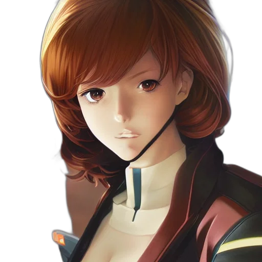 jacket, face, robot, staff transparent PNG cut-out