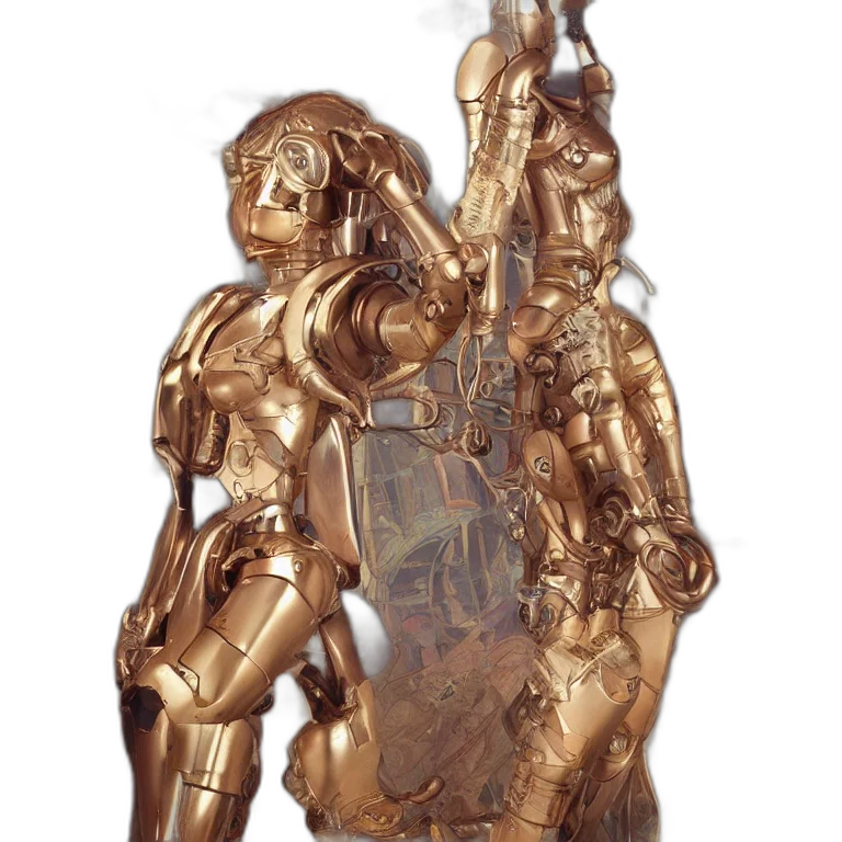 jewelry, sword, crown, robot transparent PNG cut-out