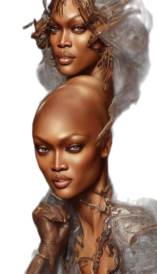 hair, face, crown, jewelry transparent PNG cut-out