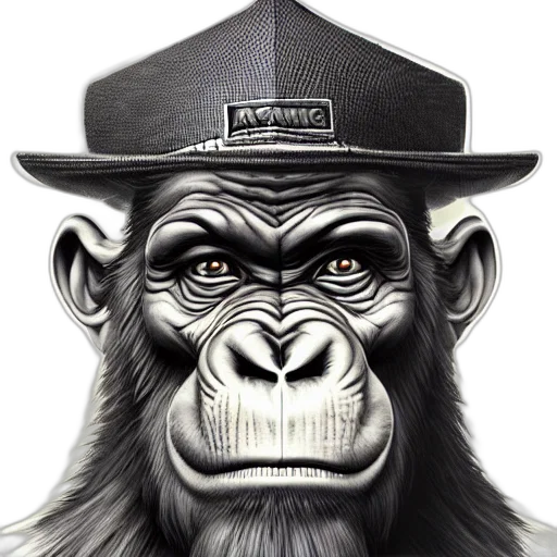 hat, animal, staff, face transparent PNG cut-out
