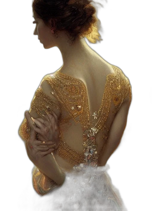 dress, jewelry, crown, jacket transparent PNG cut-out